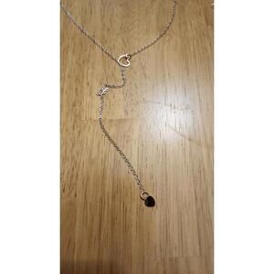 Necklace interlocking hearts slide necklace